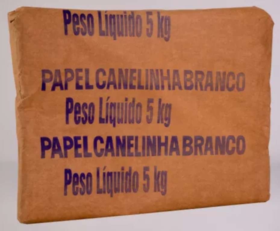 DONNOPEL - PAPEL CANELINHA BRANCO - PT.05KG