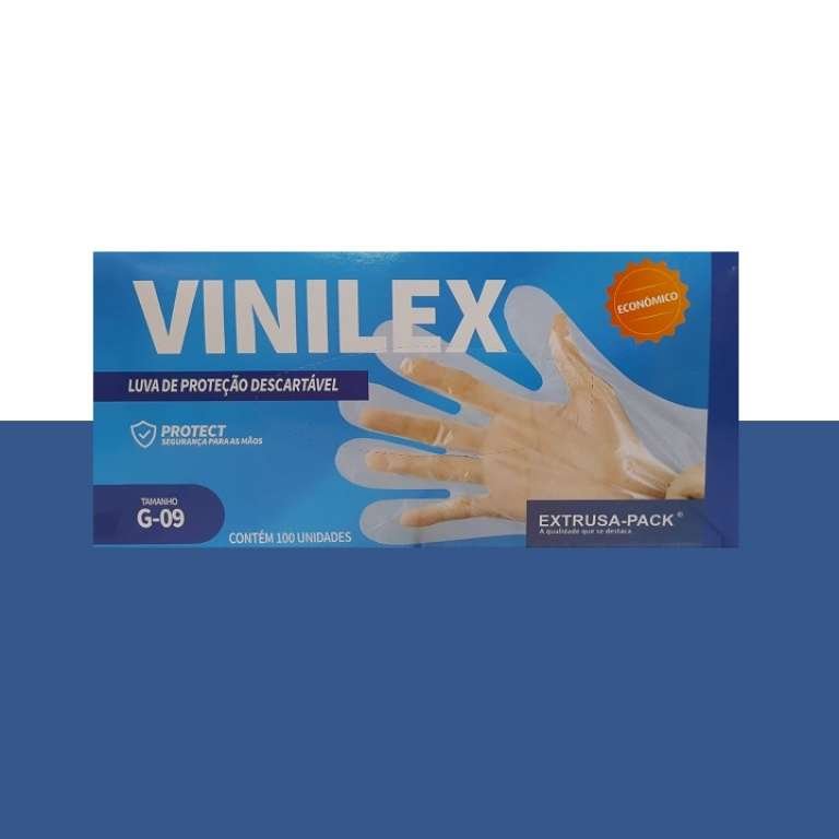 EXPK - LUVA VINILEX (G) - CX.20X100UN