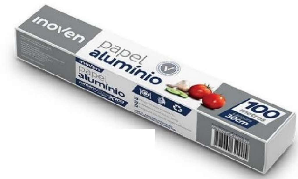 INOVEN - ROLO ALUMINIO 30CM X 100M  - UN